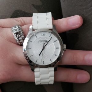 Women's coach silicone watch